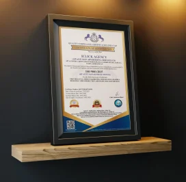 Certificate of ISO 9001